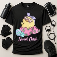 Sweet Chick Cute Spring Easter Cooling Performance Crew T-Shirt