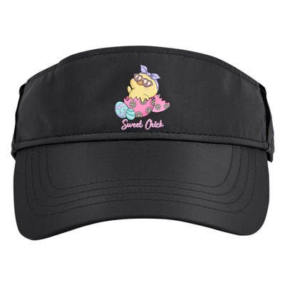 Sweet Chick Cute Spring Easter Adult Drive Performance Visor