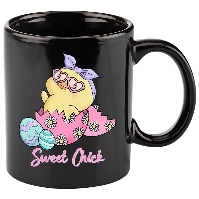 Sweet Chick Cute Spring Easter 11oz C Handle Ceramic Mug