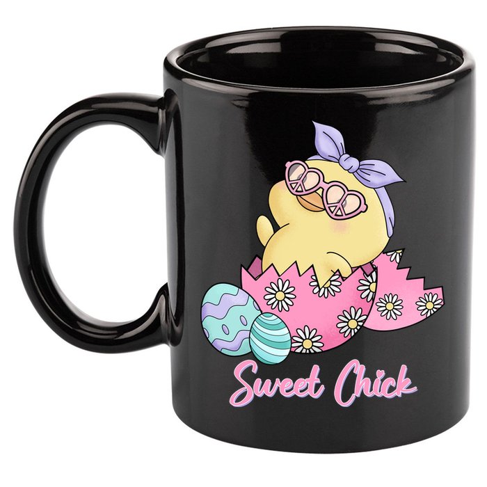 Sweet Chick Cute Spring Easter 11oz C Handle Ceramic Mug