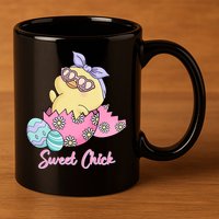 Sweet Chick Cute Spring Easter 11oz C Handle Ceramic Mug