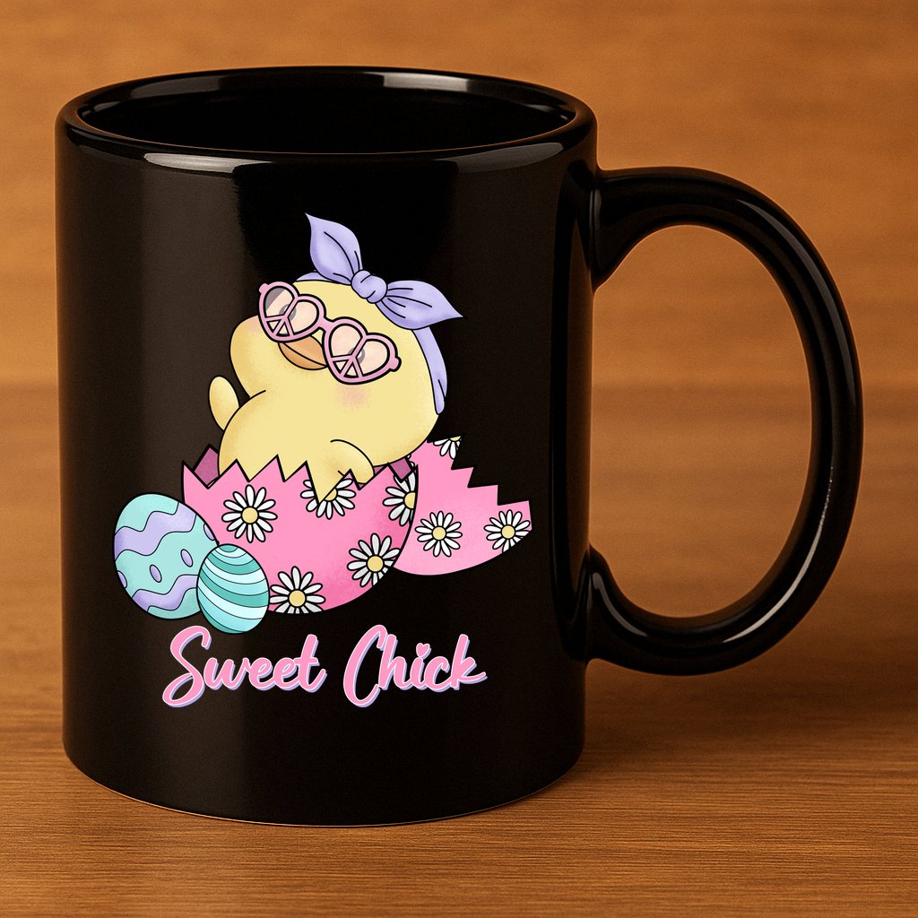Sweet Chick Cute Spring Easter 11oz C Handle Ceramic Mug