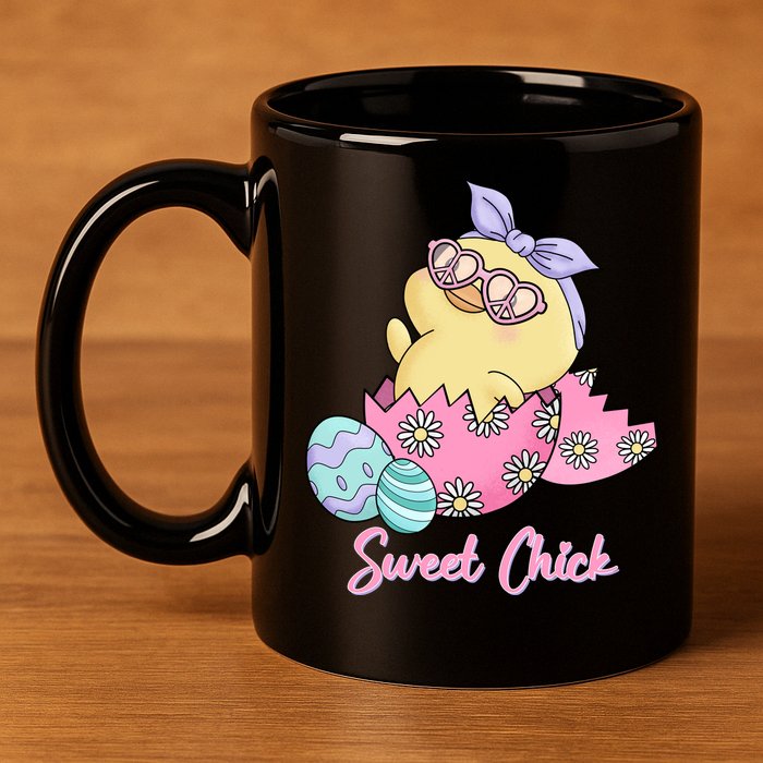Sweet Chick Cute Spring Easter 11oz C Handle Ceramic Mug