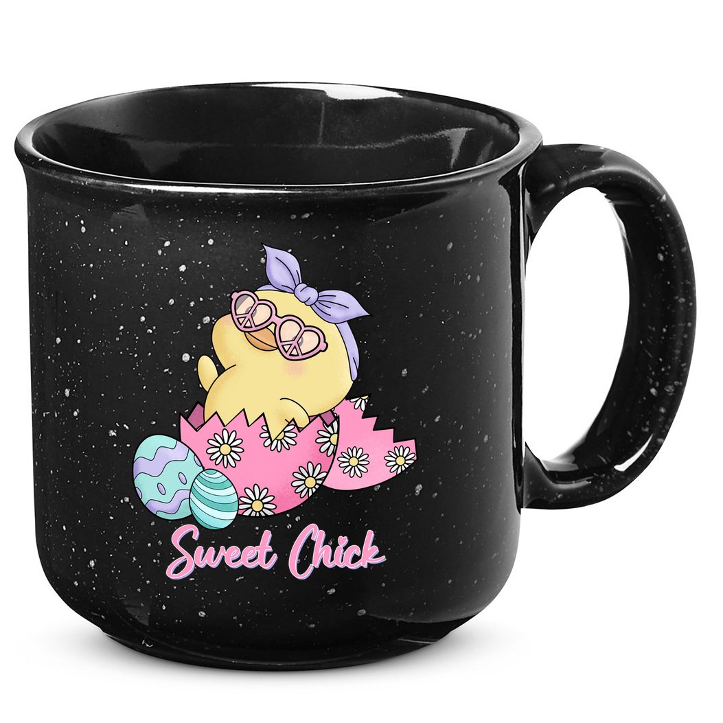 Sweet Chick Cute Spring Easter 15oz Campfire Ceramic Mug