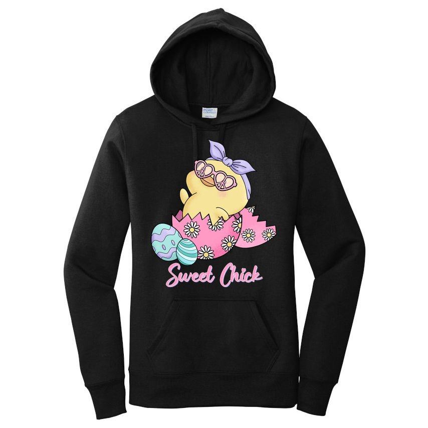 Sweet Chick Cute Spring Easter Women's Pullover Hoodie