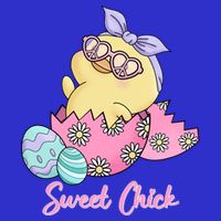 Sweet Chick Cute Spring Easter Hoodie