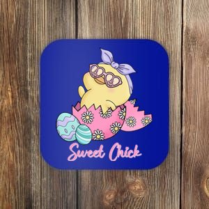 Sweet Chick Cute Spring Easter Coaster