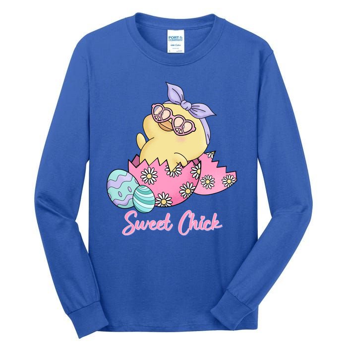 Sweet Chick Cute Spring Easter Tall Long Sleeve T-Shirt