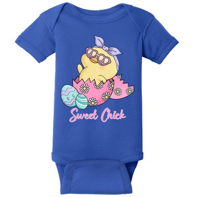 Sweet Chick Cute Spring Easter Baby Bodysuit