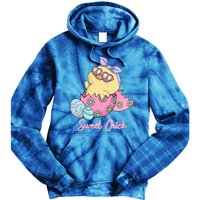 Sweet Chick Cute Spring Easter Tie Dye Hoodie