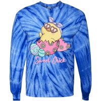 Sweet Chick Cute Spring Easter Tie-Dye Long Sleeve Shirt