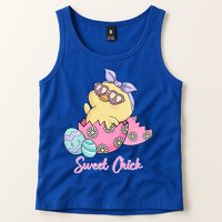 Sweet Chick Cute Spring Easter Tank Top