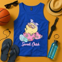Sweet Chick Cute Spring Easter Tank Top