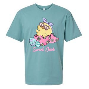 Sweet Chick Cute Spring Easter Sueded Cloud Jersey T-Shirt