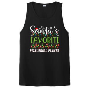 Santa Claus Christmas SantaS Favorite Pickleball Player Gift PosiCharge Competitor Tank