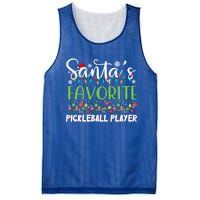 Santa Claus Christmas SantaS Favorite Pickleball Player Gift Mesh Reversible Basketball Jersey Tank