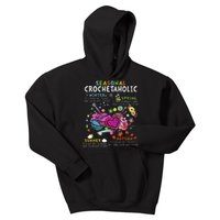 Seasonal Crochetaholic Crochet Crocheter Yarn Lover Kids Hoodie