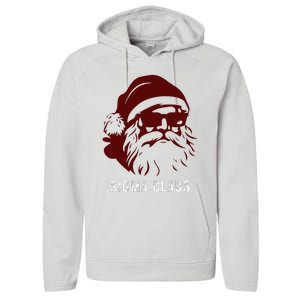 Sigma Claus Cool Santa Meme Rizzler Brainrot Christmas Performance Fleece Hoodie