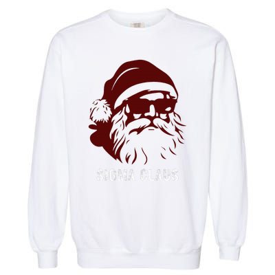 Sigma Claus Cool Santa Meme Rizzler Brainrot Christmas Garment-Dyed Sweatshirt