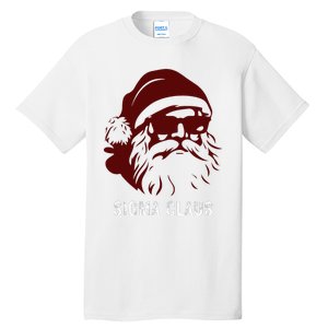 Sigma Claus Cool Santa Meme Rizzler Brainrot Christmas Tall T-Shirt