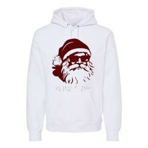 Sigma Claus Cool Santa Meme Rizzler Brainrot Christmas Premium Hoodie