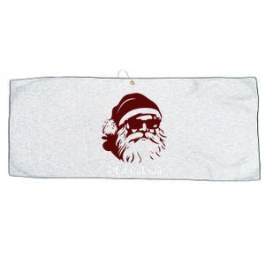 Sigma Claus Cool Santa Meme Rizzler Brainrot Christmas Large Microfiber Waffle Golf Towel