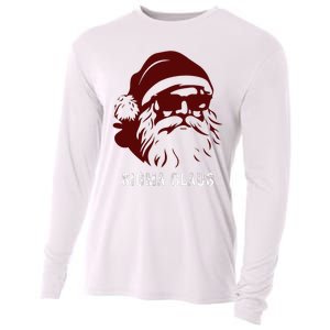 Sigma Claus Cool Santa Meme Rizzler Brainrot Christmas Cooling Performance Long Sleeve Crew