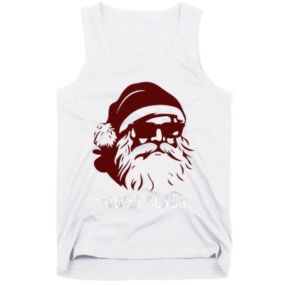 Sigma Claus Cool Santa Meme Rizzler Brainrot Christmas Tank Top