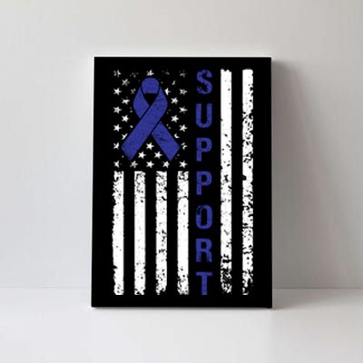 Support Colon Cancer Awareness Canvas