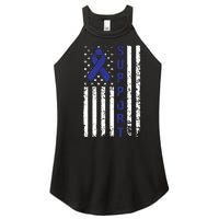 Support Colon Cancer Awareness Women’s Perfect Tri Rocker Tank