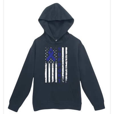 Support Colon Cancer Awareness Urban Pullover Hoodie