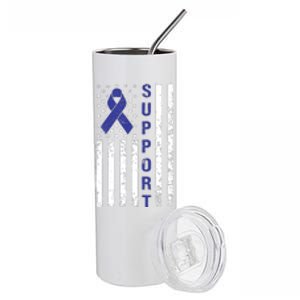 Support Colon Cancer Awareness Stainless Steel Tumbler