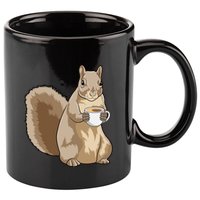 Squirrel Coffee Cup Gift 11oz C Handle Ceramic Mug