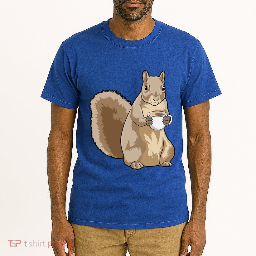 Squirrel Coffee Cup Gift Tall T-Shirt