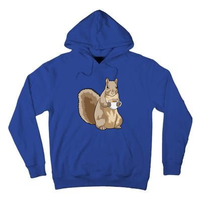 Squirrel Coffee Cup Gift Tall Hoodie