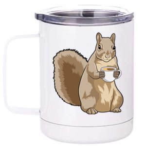 Squirrel Coffee Cup Gift 12 oz Stainless Steel Tumbler Cup