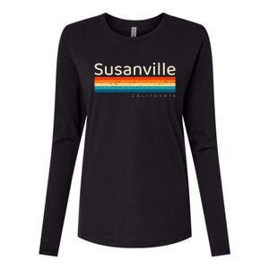 Susanville Ca California Womens Cotton Relaxed Long Sleeve T-Shirt