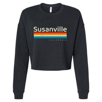 Susanville Ca California Cropped Pullover Crew