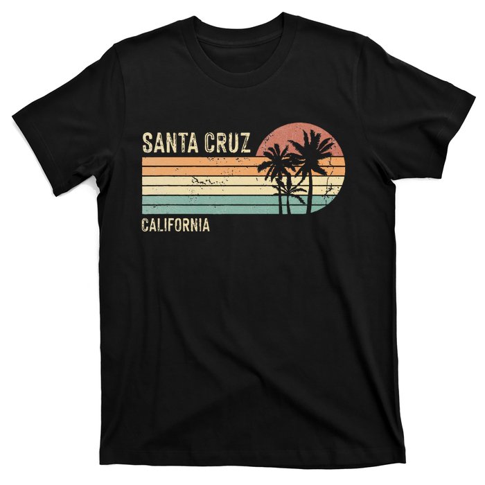 Santa Cruz California Sunset 70s 80s T-Shirt