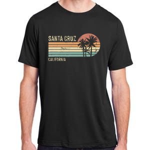 Santa Cruz California Sunset 70s 80s Adult ChromaSoft Performance T-Shirt