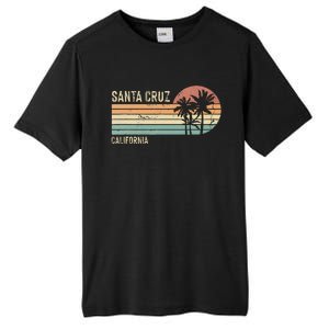 Santa Cruz California Sunset 70s 80s Tall Fusion ChromaSoft Performance T-Shirt