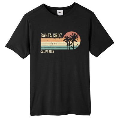 Santa Cruz California Sunset 70s 80s Tall Fusion ChromaSoft Performance T-Shirt