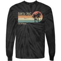 Santa Cruz California Sunset 70s 80s Tie-Dye Long Sleeve Shirt