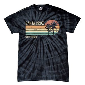 Santa Cruz California Sunset 70s 80s Tie-Dye T-Shirt