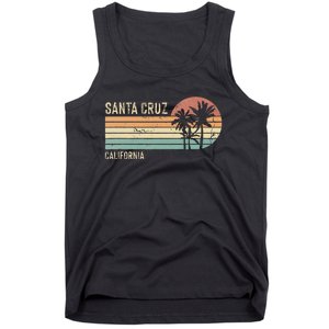 Santa Cruz California Sunset 70s 80s Tank Top