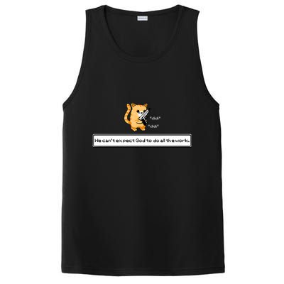 Squirt Click Click We Cant Expect God To Do All The Work PosiCharge Competitor Tank