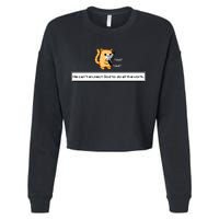 Squirt Click Click We Cant Expect God To Do All The Work Cropped Pullover Crew