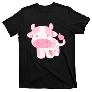 Strawberry Cow Cute Pink Pastel T-Shirt