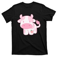 Strawberry Cow Cute Pink Pastel T-Shirt