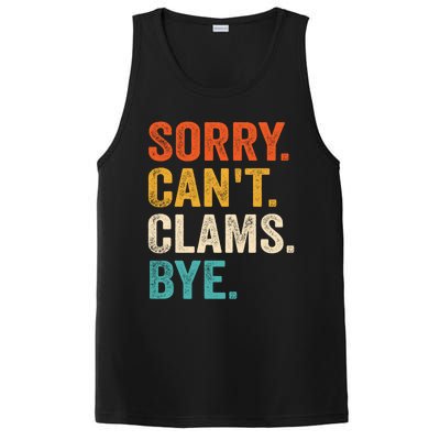 Sorry CanT Clams Bye Funny Clam Digging Gift PosiCharge Competitor Tank